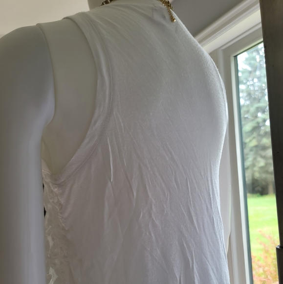 J Crew White Embroidered Tank Top/Cami Size XS - Picture 4 of 8